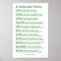 A Sustainable Father Print