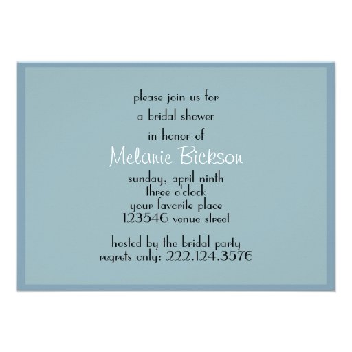 A Sweet Event Invitation