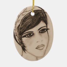 A SWEET FLAPPER ORNAMENTS