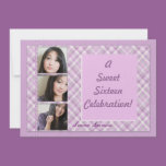 A Sweet Sixteen Celebration Plaid  Party