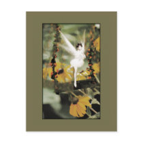 A Swing in the Garden Postcard by kimberlyjt A Swing in the Garden Postcard