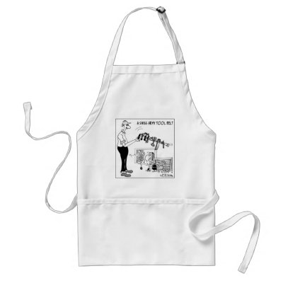 A Swiss Army Tool Belt Aprons by McHumor