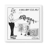 A Swiss Army Tool Belt Refrigerator Magnets