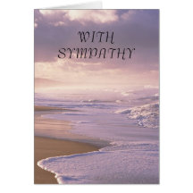 A sympathy card for a new day