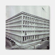 A.T. Stewart's Department Store NYC Vintage Fridge Magnet