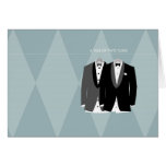A Tale of Two Tuxes Greeting Card