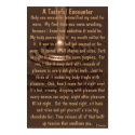 A Tasteful Encounter Poster posters