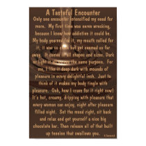 A Tasteful Encounter Poster posters