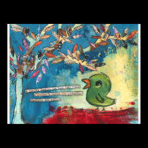 A Teacher Ignites the Fire... on Printed on Canvas