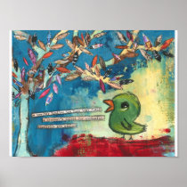 A Teacher Ignites the Fire... on Printed on Canvas posters