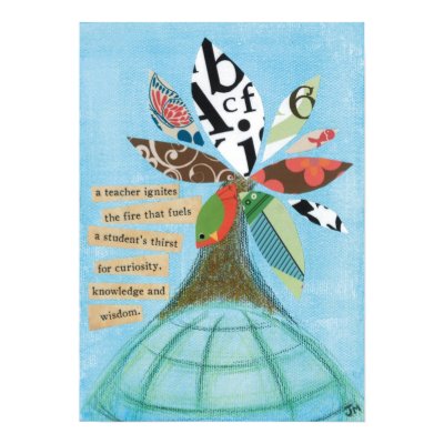 A teacher ignites the fire poster by jmdesign