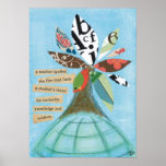 A teacher ignites the fire poster