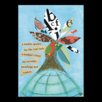 A teacher ignites the fire poster posters