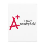 A+ Teacher Postcards