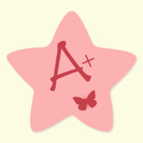 A+ Teacher Stickers (Girls) stickers
