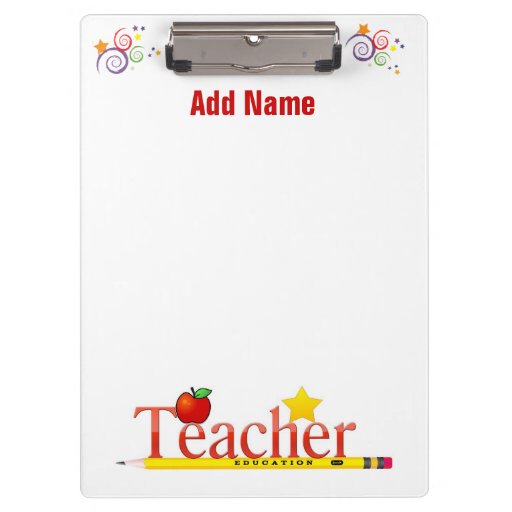 A Teacher's Clipboard Zazzle