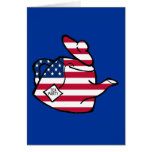 A Teapot in American Flag Colors cards