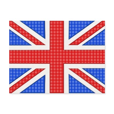 A textured Union Jack flag. Post Cards by Eggznbeenz