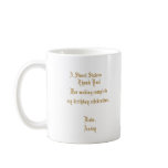 A Thank You Note On A Mug-Customize