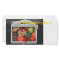A Thanksgiving Hello... photo cards by studioportosabbia A Thanksgiving Hello... photo cards