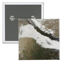 A thick bank of low clouds buttons