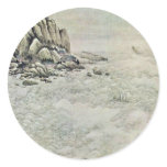 A Thousand Miles Up The Yangtze River Along By Wan Stickers