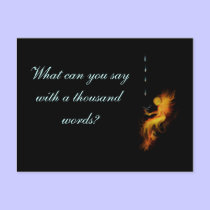A Thousand Words - Fire postcards