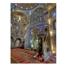 A Tile Paradise; Sokollu Mehmet Pasha Mosque Post Card