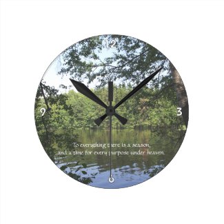 A Time For Every Purpose Ecclesiastes Wall Clock