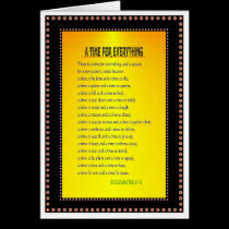 A TIME FOR EVERYTHING cards