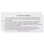 A Time for Everything Prayer Card Full Color Rack Card