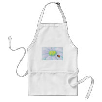 "A Tiny Visitor" aprons