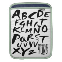A to Z Alphabetic Letters Case Sleeve Sleeves For Ipads