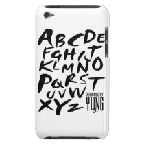 A to Z Alphabetic Letters Phone Case Case-mate Ipod Touch Case
