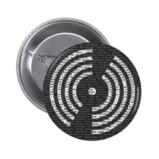 A to Z Electronic Music Button Zazzle