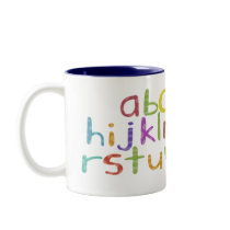 A to Z  - mug