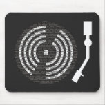 A to Z Turntable Dark Mousepad