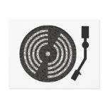 A to Z Turntable Postcard