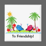 a toast to friendship! magnets