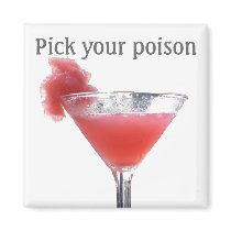 A Toast to Happy Hour magnets by Rebecca_Reeder A Toast to Happy Hour magnets