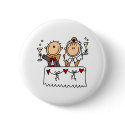 A Toast To The Bride And Groom Button