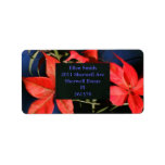 A touch of Autumn Custom Address Label
