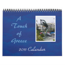 A Touch of Greece Wall Calendar