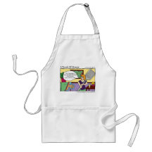 "A Touch of Humor" Spatula Comic Apron