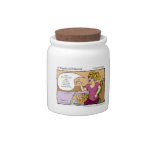 "A Touch of Humor" Vibrational Massage Comic Candy Jar