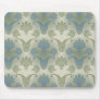 a touch of peacock damask design mousepad
