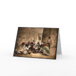 A traveling cook, Kairwan, Tunisia classic Photoch Card