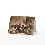 A traveling cook, Kairwan, Tunisia classic Photoch Greeting Card
