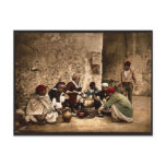 A traveling cook, Kairwan, Tunisia classic Photoch Postcards