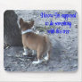 A Tree Hmmm.. Basenji pup Mousepad